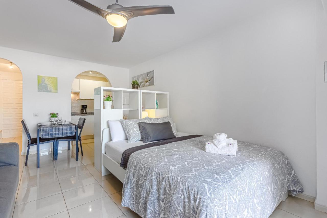 Fantastic Large Studio In Front Of Beach Heated Pool Wifi Arona  Exteriör bild