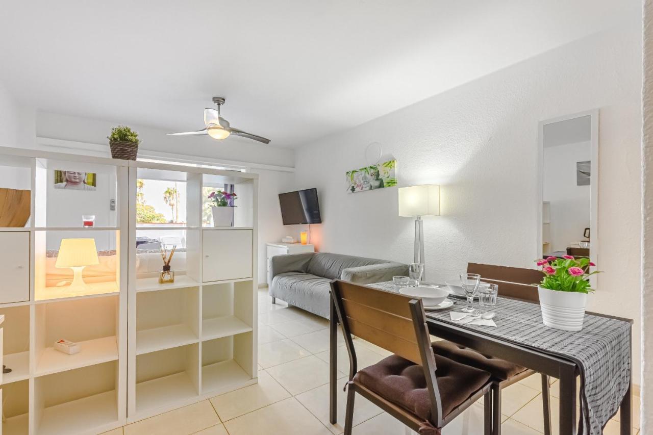 Fantastic Large Studio In Front Of Beach Heated Pool Wifi Arona  Exteriör bild