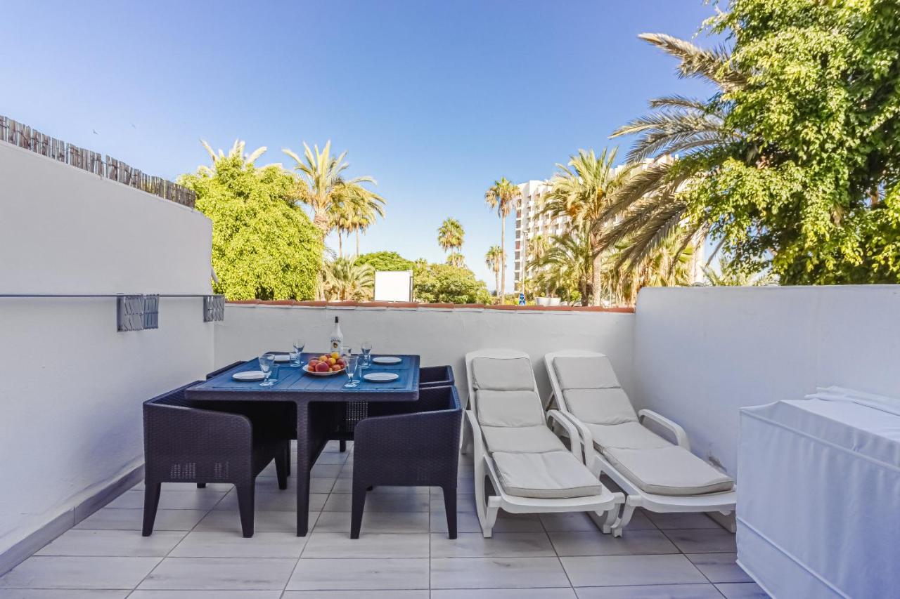 Fantastic Large Studio In Front Of Beach Heated Pool Wifi Arona  Exteriör bild