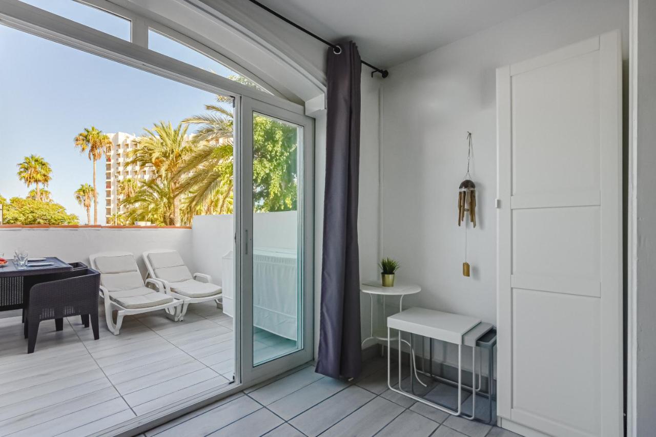 Fantastic Large Studio In Front Of Beach Heated Pool Wifi Arona  Exteriör bild